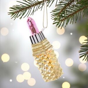 NWT - Cody Foster Lipstick Ornament  – Glam Christmas Decor
